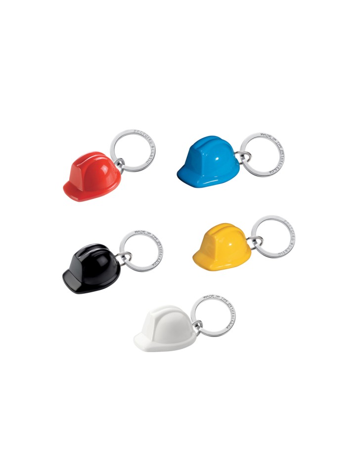 Llavero casco de seguridad acrilico reciclado pack de 5 unidades colores surtidos Llavero casco de seguridad acrilico reciclado pack de 5 unidades colores surtidos