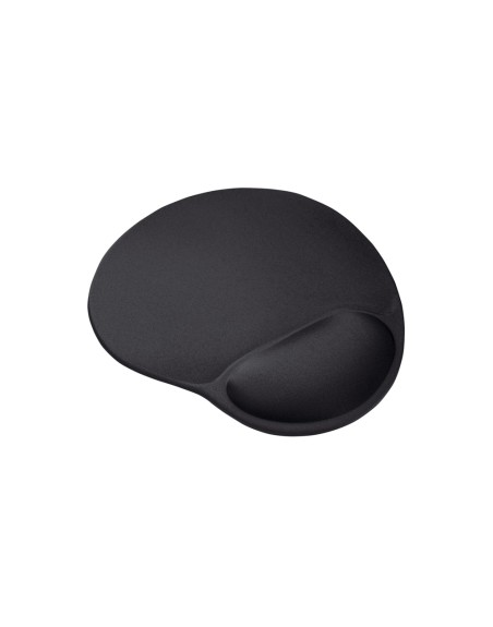 Alfombrilla de raton trust bigfoot pad color negro 236x205 mm