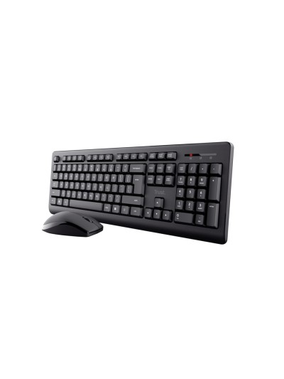 Set teclado + raton trust primo inalambrico usb 2.0 color negro
