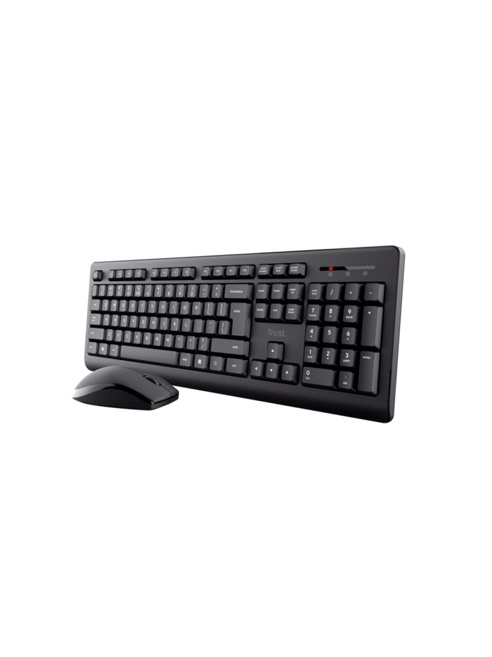 Set teclado + raton trust primo inalambrico usb 2.0 color negro Set teclado + raton trust primo inalambrico usb 2.0 color negro