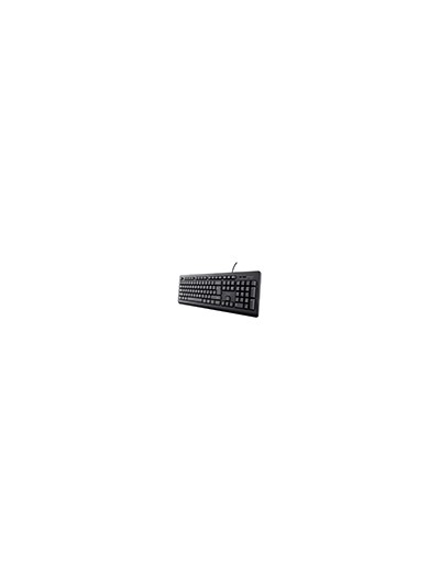 Teclado trust tk-150 usb 2.0 con cable longitud 180 cm color negro