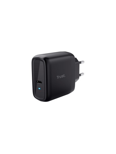 Cargador universal trust maxo de pared 65w usb-c color negro
