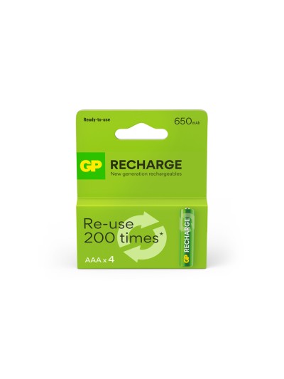 Pila gp recargable aaa 800 mah blister de 4 unidades