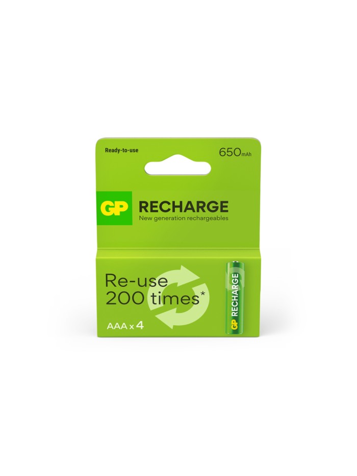 Pila gp recargable aaa 800 mah blister de 4 unidades Pila gp recargable aaa 800 mah blister de 4 unidades
