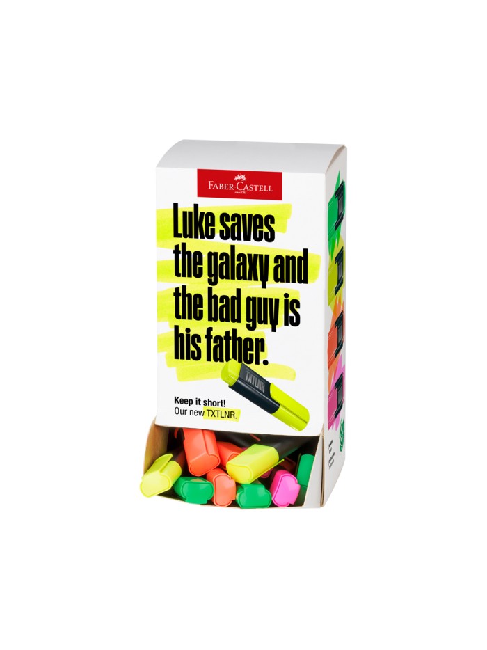 Rotulador faber castell neon txtlnr fluorescente expositor de 60 unidades colores surtidos Rotulador faber castell neon txtlnr fluorescente expositor de 60 unidades colores surtidos