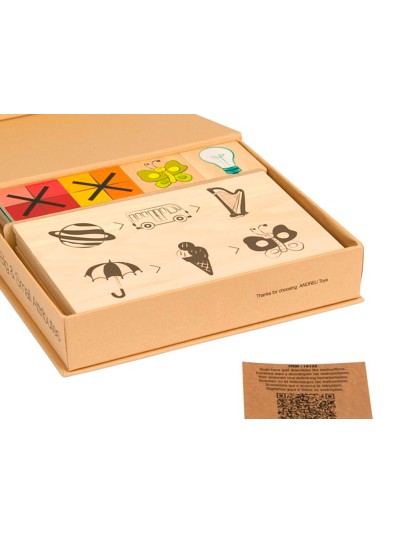 Juego didactico andreutoys atributos grandes y pequeños