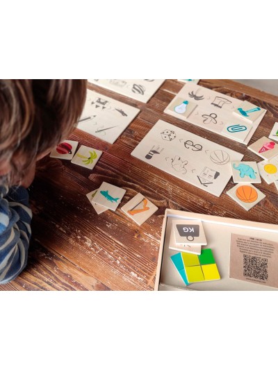 Juego didactico andreutoys atributos grandes y pequeños
