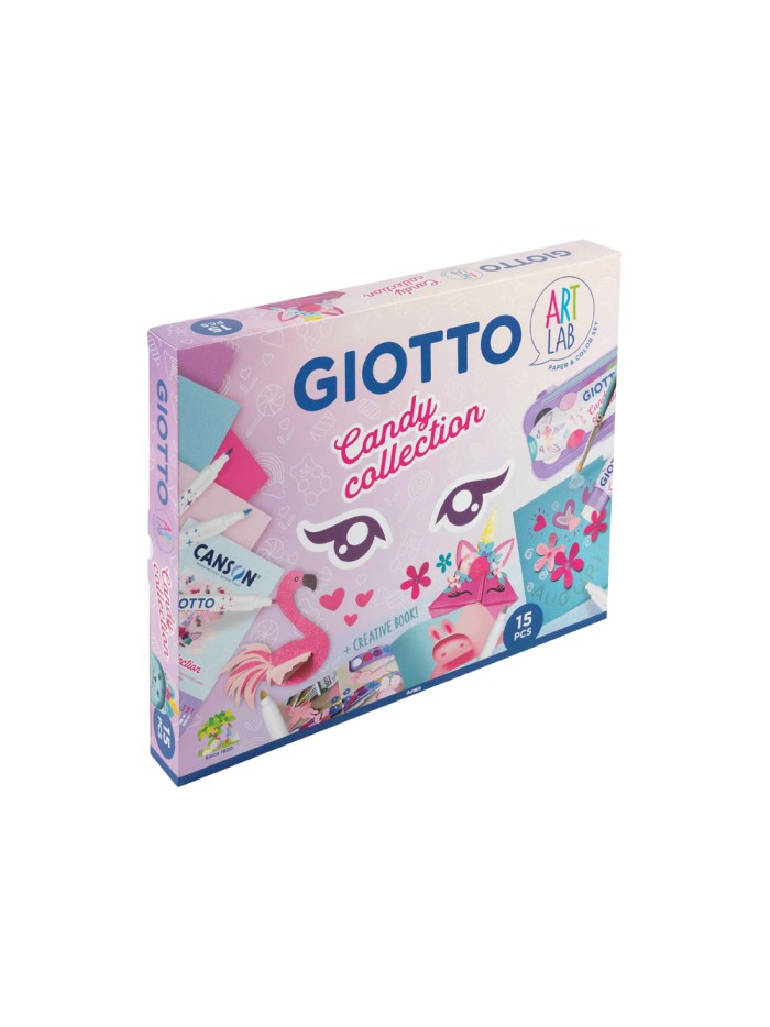 Set creativo giotto art lab candy collection 15 piezas Set creativo giotto art lab candy collection 15 piezas