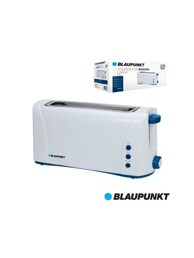 Tostador blaupunkt boca ancha 220v-1000w termostato 6 niveles boton parada color blanco
