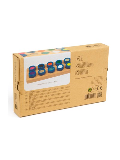 Juego didactico andreutoys cubos tactiles 10 texturas
