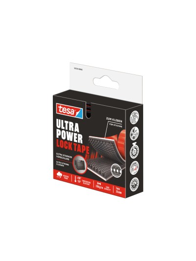 Cinta adhesiva tesa ultra power lock tape 1 mt x 25 mm