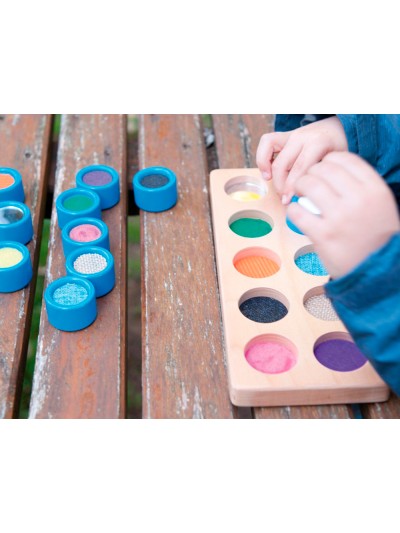 Juego didactico andreutoys cubos tactiles 10 texturas