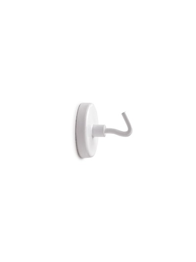 Iman maul de potencia con gancho 36 cm diametro peso max. 6 kg color blanco pack de 5 unidades