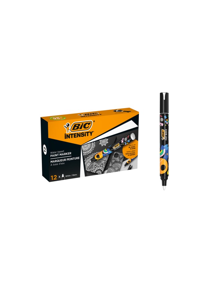 Rotulador bic intensity paint marker color blanco Rotulador bic intensity paint marker color blanco