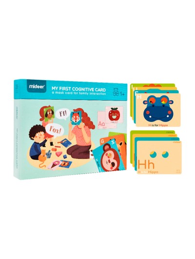 Juego didactico mideer mi primera tarjeta cognitiva en ingles