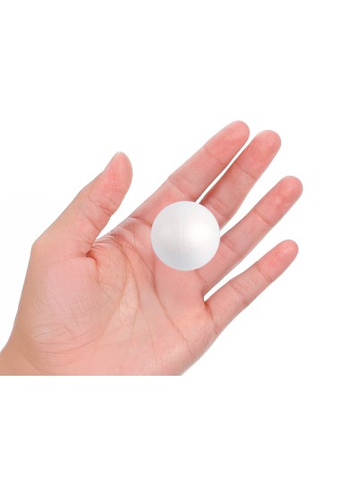 Figura de espuma blanca liderpapel bola de 2 cm bolsa con 20 unidades