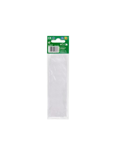 Ojo adhesivo liderpapel 12 mm blanco con pupila negra pack de 30 unidades