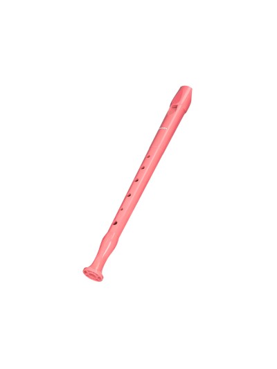 Flauta hohner 9508 color coral funda verde y transparente