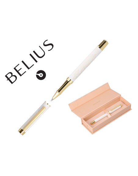 Roller belius wild west aluminio color crema dorado tinta color negro caja de diseño