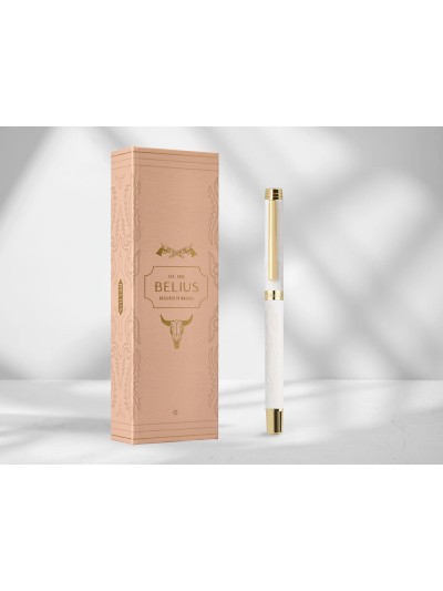 Roller belius wild west aluminio color crema dorado tinta color negro caja de diseño