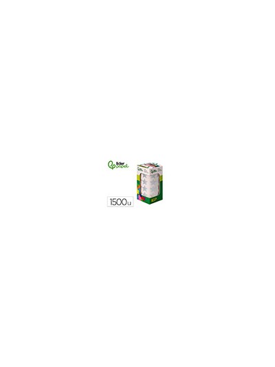 Gomets liderpapel autoadhesivo estrellas plateadas 20 mm 1500 unidades en caja de carton