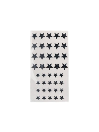 Gomets liderpapel autoadhesivo estrellas plateadas surtidas bolsa de 5 hojas con 200 unidades