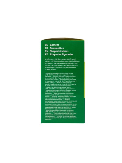 Gomets liderpapel autoadhesivo redondo abecedario 20 mm colores surtidos rollo de 1000 unidades en caja de carton