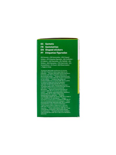 Gomets liderpapel autoadhesivo cuadrado 20x20 mm azul rollo de 2000 unidades en caja de carton
