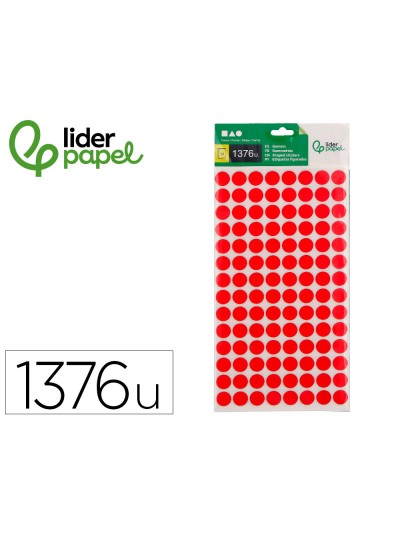Gomets liderpapel figuras surtidas bolsa de 12 hojas figuras geometricas pequeñas colores surtidos