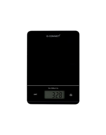 Bascula precision q-connect digital con pantalla lcd precision 1 gr capacidad de 5 gr a 15 kg 240x170x17,5mm
