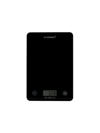 Bascula precision q-connect digital con pantalla lcd precision 1 gr capacidad de 5 gr a 5 kg 200x135x16mm