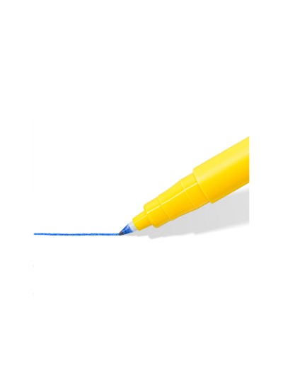 Rotulador staedtler noris writing pen 307 tinta base de agua punta fina trazo 0,6 mm azul