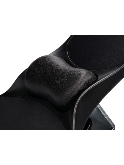 Reposabrazos ergonomico q-connect con alfombrilla de raton y apoyo de muñeca color negro 220x140x480 mm