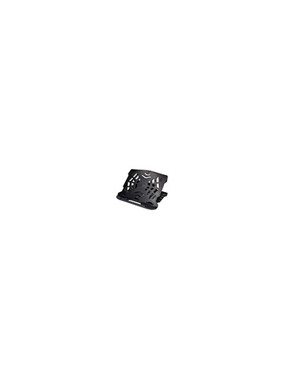 Soporte q-connect para portatil hasta 17/' ajustable 7 angulos diferentes color negro 260x280x60 mm