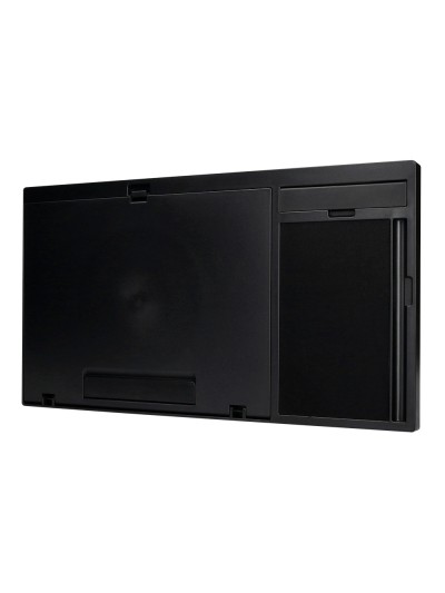 Soporte q-connect ancho para portatil movil raton hasta 17/' ajustable 7 angulos diferentes color negro