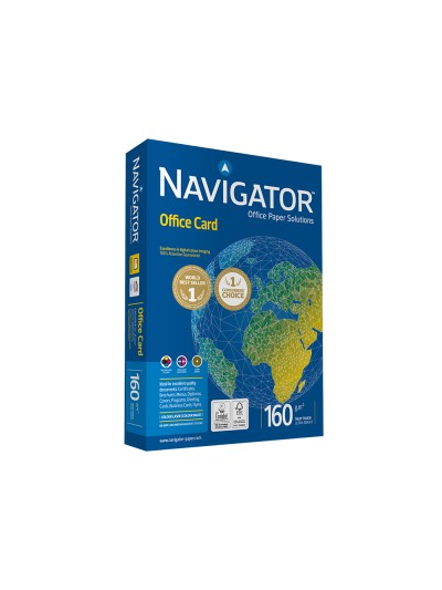 Papel fotocopiadora navigator din a3 160 gramos papel multiuso ink-jet y laser paquete de 250 hojas