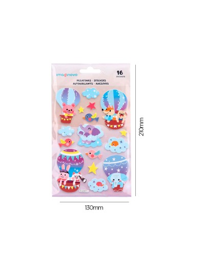 Pegatinas imaginovo globo magic dreams con relieve 210x130 mm en blister