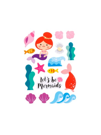 Pegatinas imaginovo sirenas magic dreams con relieve 210x130 mm en blister