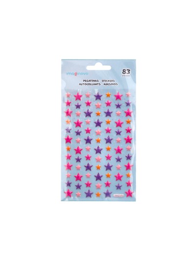 Pegatinas imaginovo estrellas magic dreams con relieve 190x105 mm en blister