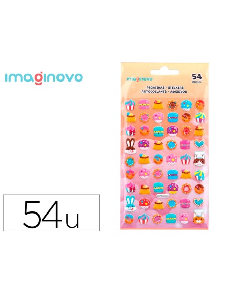 Pegatinas imaginovo dulces magic dreams con relieve 190x105 mm en blister