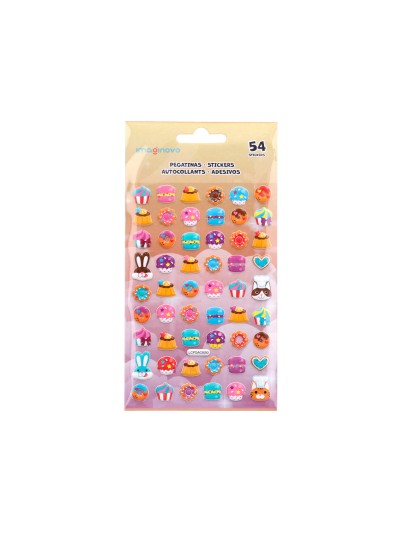 Pegatinas imaginovo dulces magic dreams con relieve 190x105 mm en blister