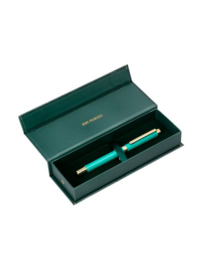 Roller belius wild west aluminio color verde dorado tinta color negro caja de diseño