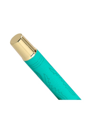 Roller belius wild west aluminio color verde dorado tinta color negro caja de diseño