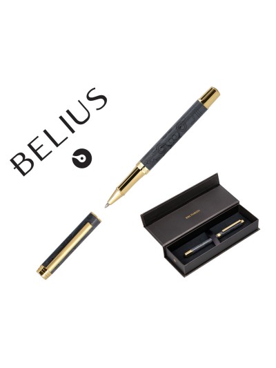 Roller belius wild west aluminio color negro dorado tinta color negro caja de diseño