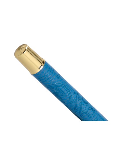 Roller belius wild west aluminio color azul marino dorado tinta color negro caja de diseño