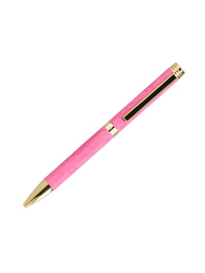 Boligrafo belius wild west aluminio color rosa dorado tinta color azul caja de diseño