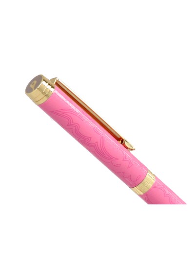 Boligrafo belius wild west aluminio color rosa dorado tinta color azul caja de diseño