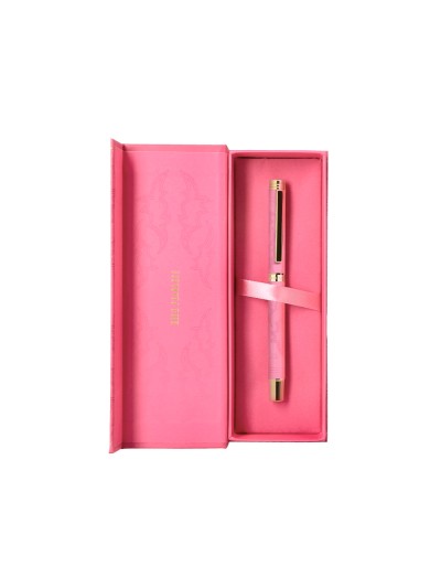 Roller belius wild west aluminio color rosa dorado tinta color negro caja de diseño