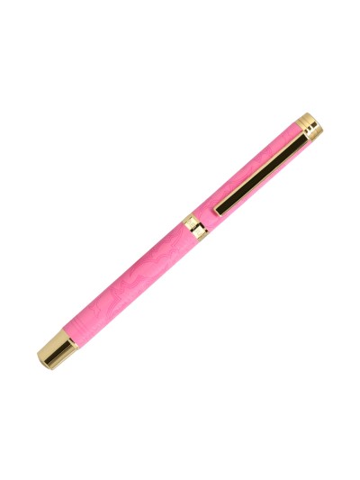 Roller belius wild west aluminio color rosa dorado tinta color negro caja de diseño