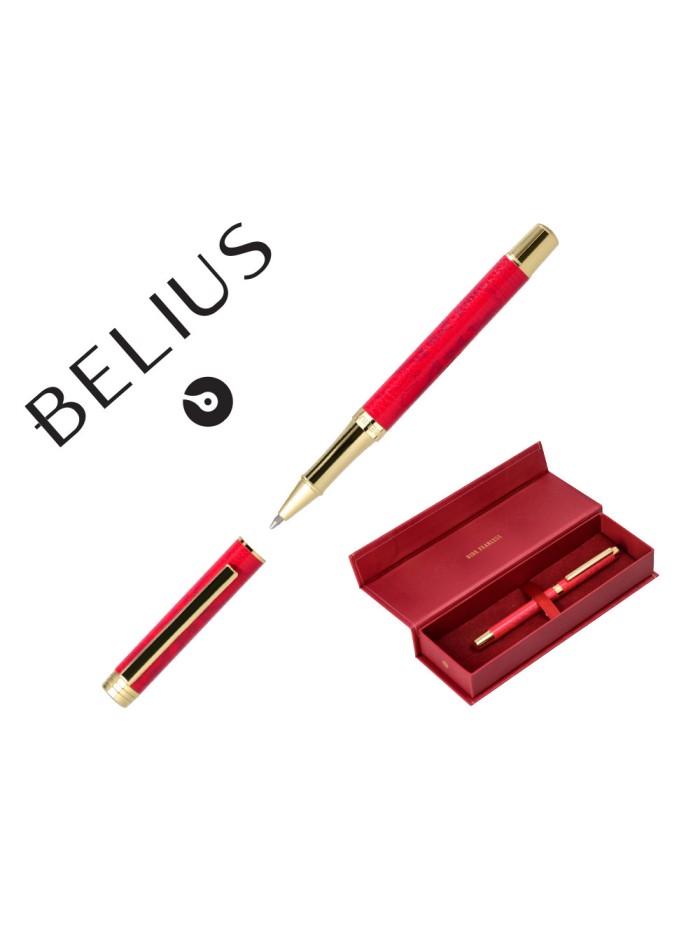 Roller belius wild west aluminio color granate dorado tinta color negro caja de diseño Roller belius wild west aluminio color granate dorado tinta color negro caja de diseño
